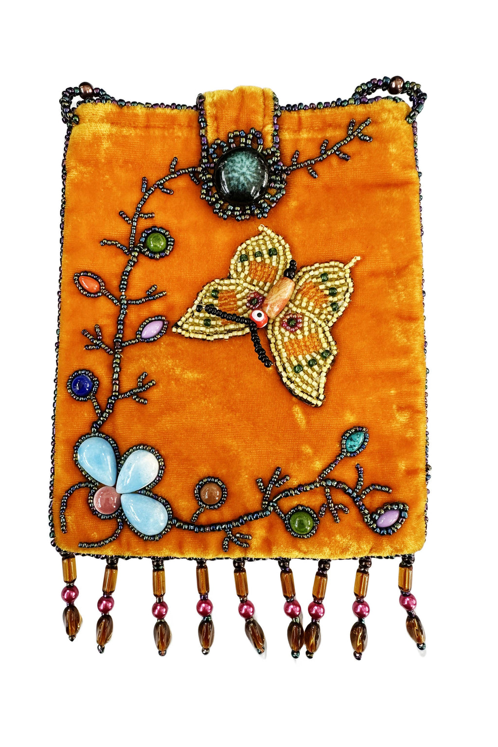 Rectangular Velvet Crossbody VBG15