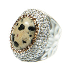 Dalmentioner Pavé Cocktail Ring R2533 - view 3