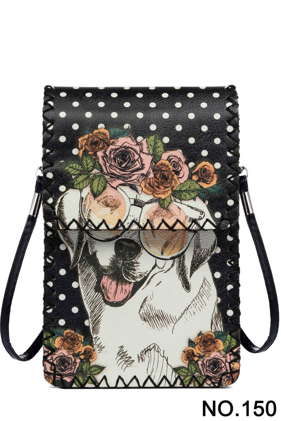 Printed Hand Stitched Crossbody Bag HB0580