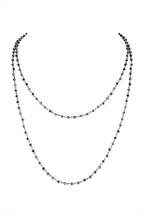 Crystal Beaded Chain Necklace N1163