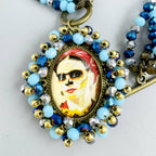 Random Frida Seed Bead Braided OT Necklace N5232 - view 11