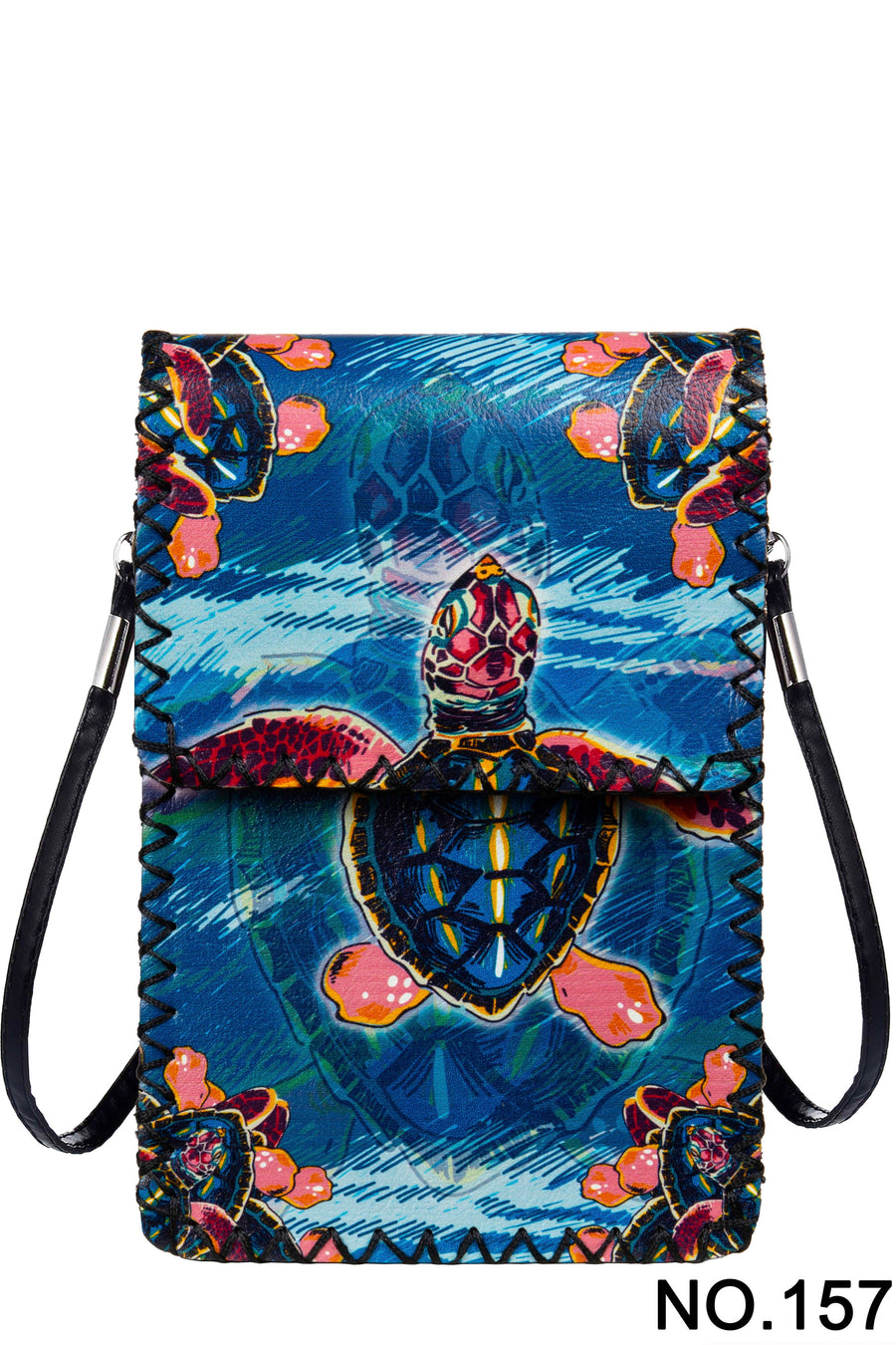 Printed Hand Stitched Crossbody Bag HB0580