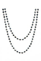 Crystal Beaded Chain Necklace N1163