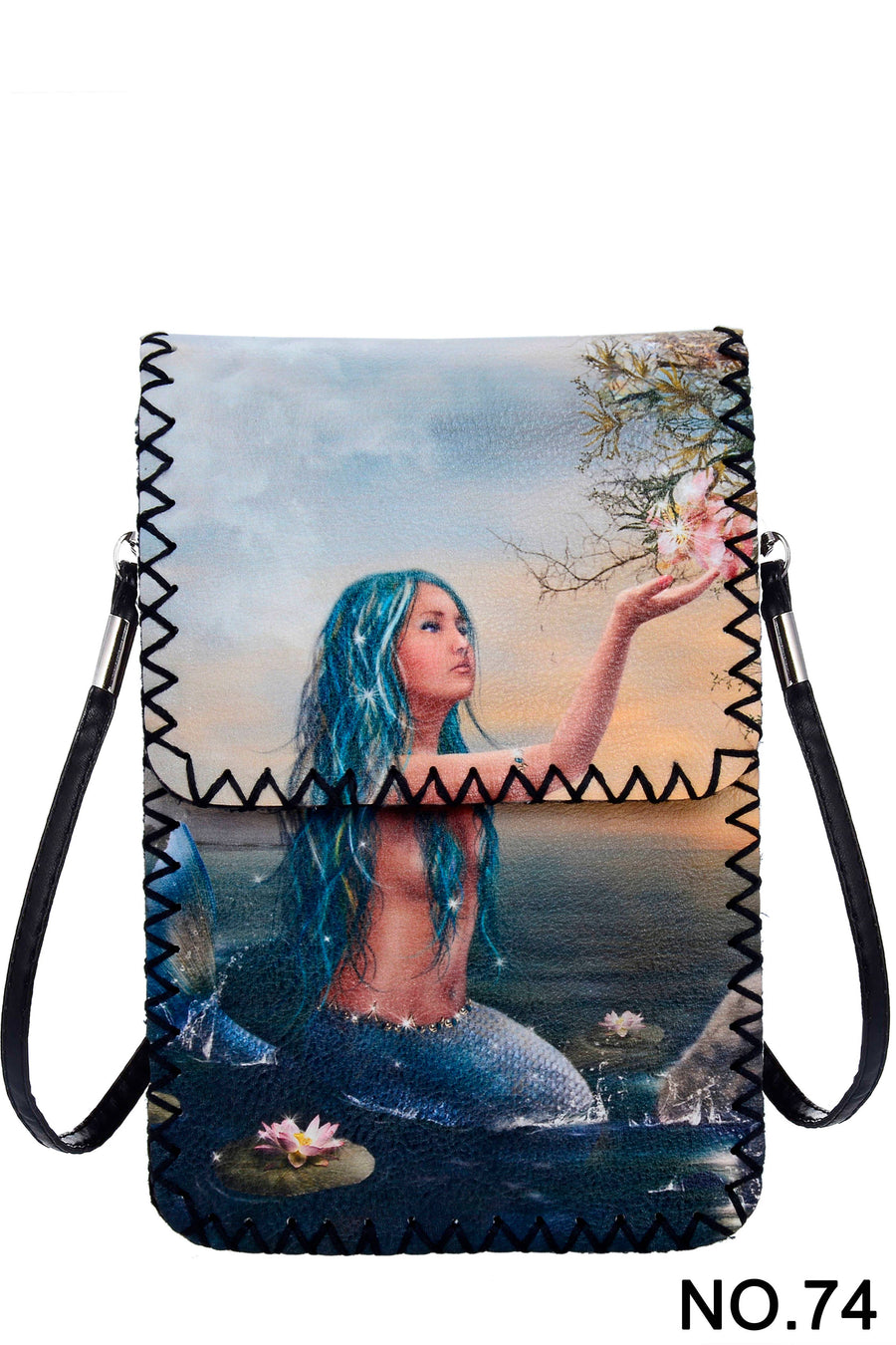 Printed Hand Stitched Crossbody Bag HB0580