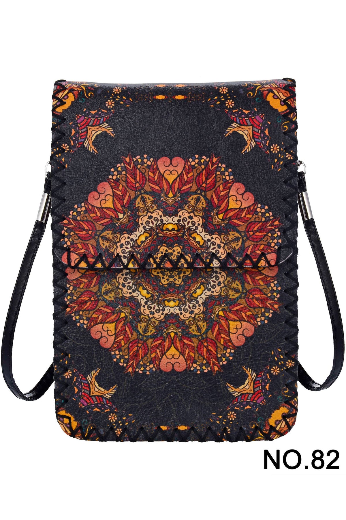 Ethnic Printed Crossbody (No. 82BK)