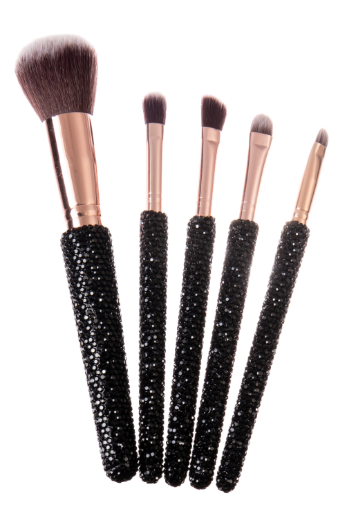 5-Piece Ceramic Rhinestone Makeup Brush Set CR0019 - view 5