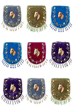 Skull Pattern Velvet Crossbody LUG