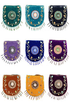 Skull Pattern Velvet Crossbody LUG