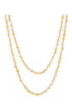 Crystal Beaded Chain Necklace N1163