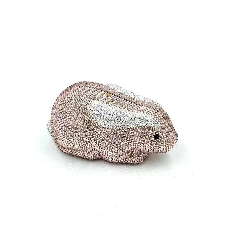Rabbit Rhinestone Evening Bag HB2410