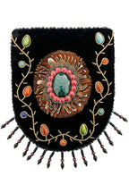 Skull Pattern Velvet Crossbody LUG