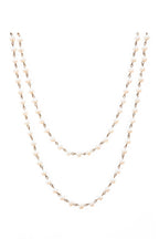 Crystal Beaded Chain Necklace N1163