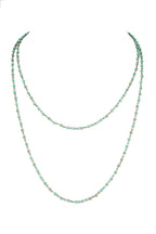 Crystal Beaded Chain Necklace N1163