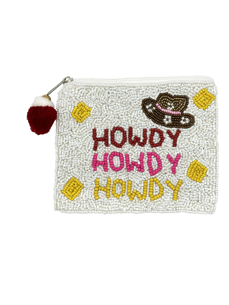 HOWDY Beaded  Pouch LAC-CP-1387