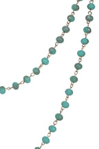 Crystal Beaded Chain Necklace N1163