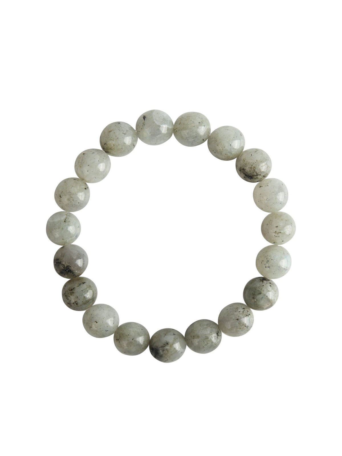 Labradorite Stone Stretch Bracelet B2050-Labradorite - 10MM