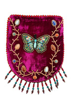 Skull Pattern Velvet Crossbody LUG