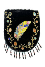 Skull Pattern Velvet Crossbody LUG