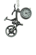 Vintage Charm  Bicycle Quartz Pocket Watch WH0032