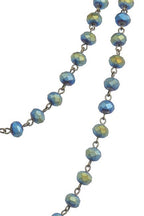 Crystal Beaded Chain Necklace N1163