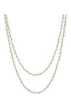 Crystal Beaded Chain Necklace N1163