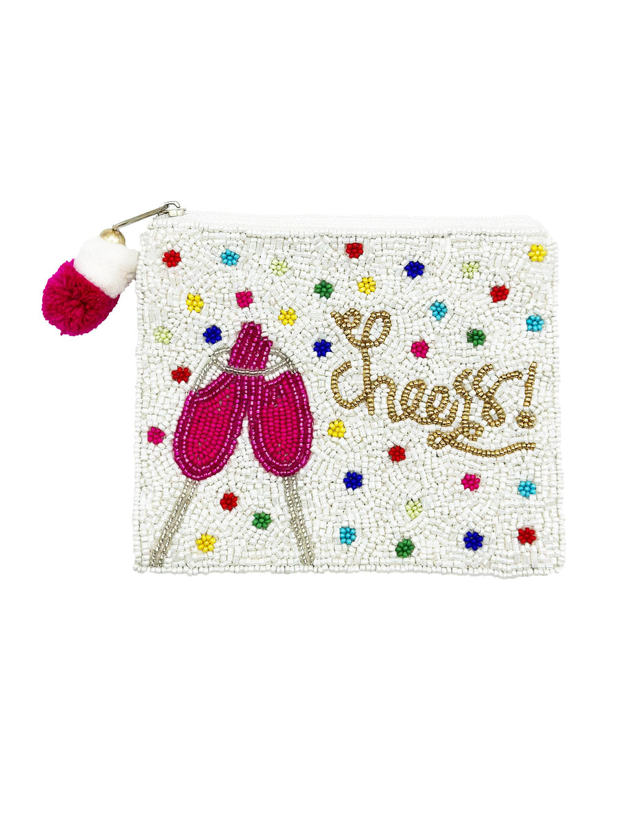Cheers Beaded Pouch LAC-CP-1324