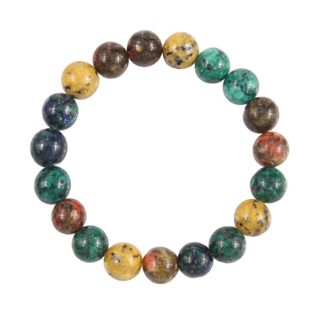 Color Treated Kambaba Jasper Bracelet B2028 – view 2