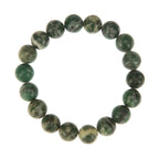Qinghai Jade Stone Stretch Bracelet B2977-8MM - view 2