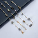 Short Stone Necklace N4377