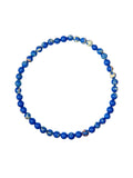 Composed Navy Emperor Stone Stretch Bracelet B2057-4MM B2057