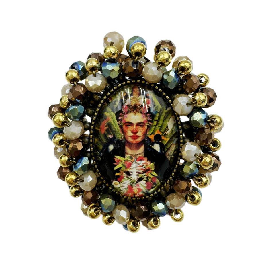 Random Frida Seed Bead Braided Rings R2508
