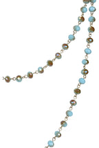 Crystal Beaded Chain Necklace N1163