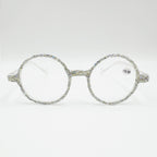 Handmade Rhinestone Round Reader G0432