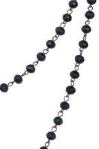 Crystal Beaded Chain Necklace N1163