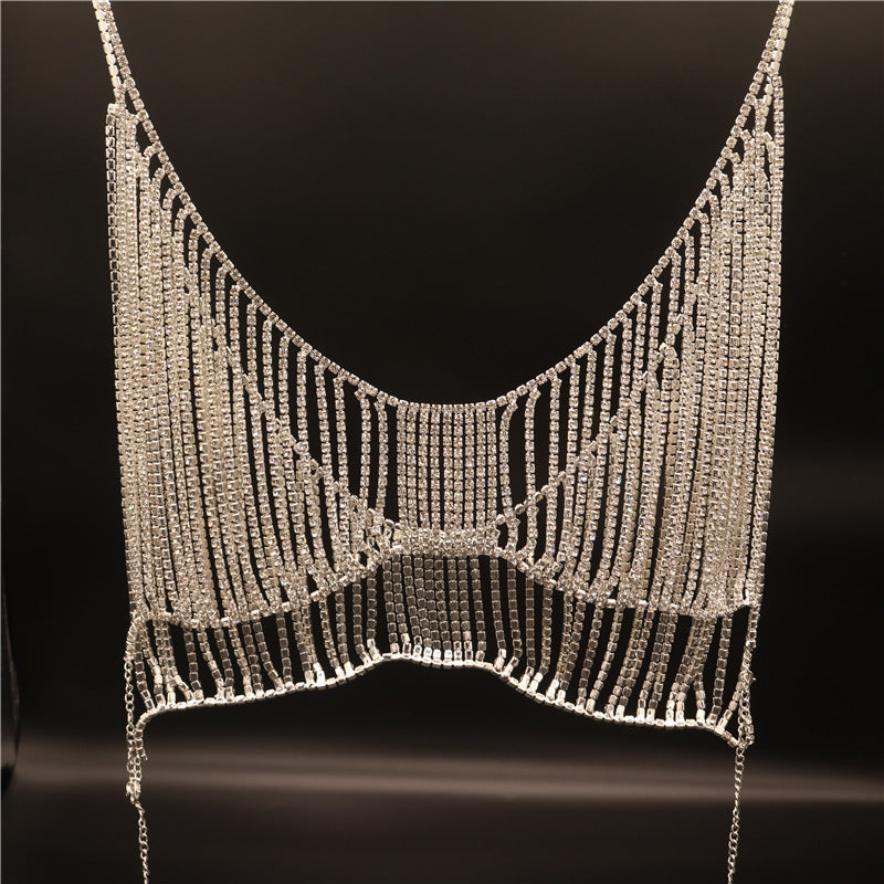 Rhinestone Vest Body Chain A0218