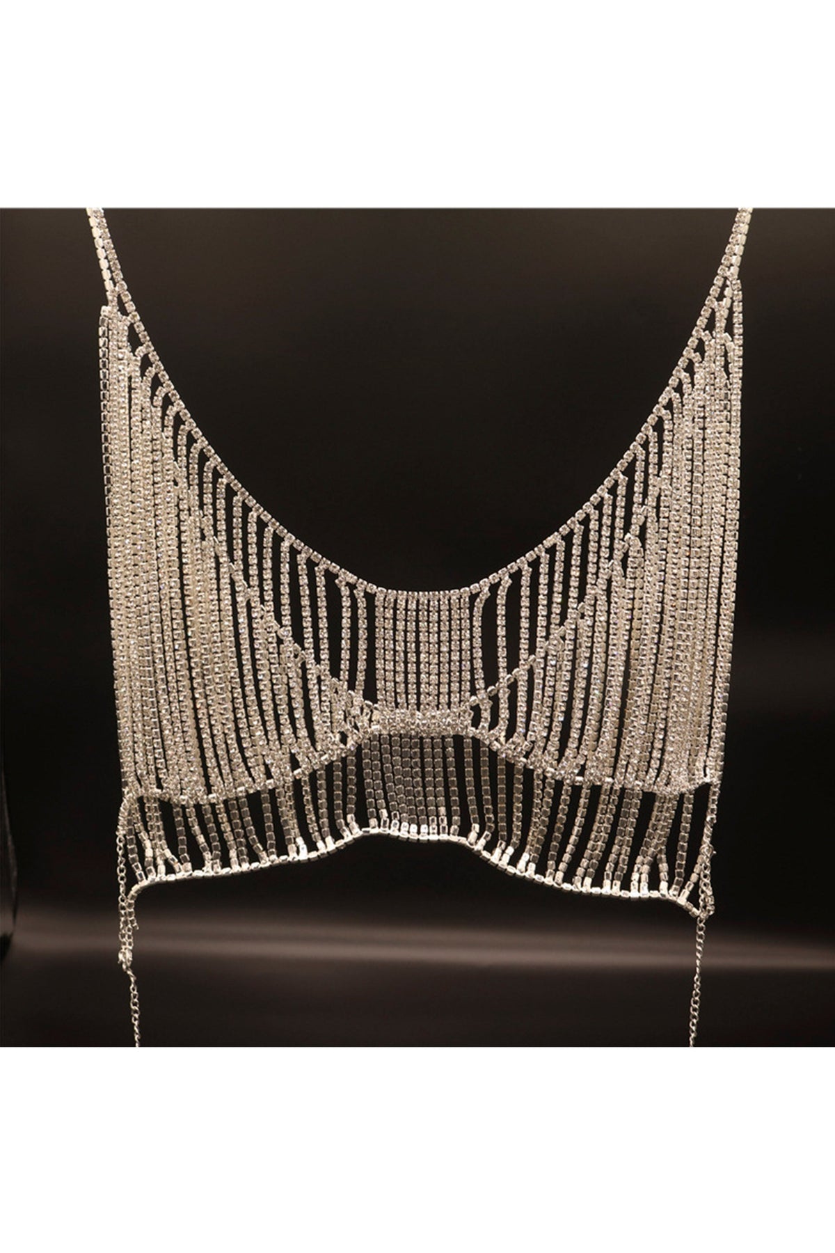 Rhinestone Vest Body Chain A0218