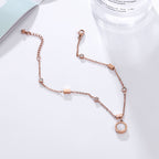 Roman Numerals Stainless Steel Anklet AK0041