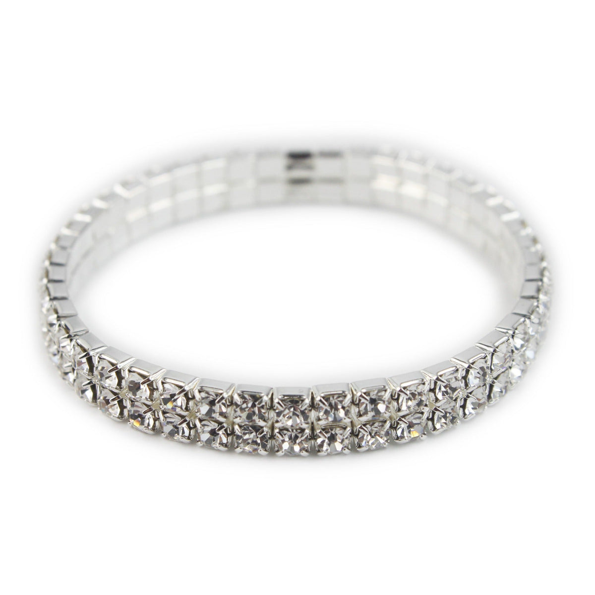 Women Fashion Rhinestone Stretch Bracelet