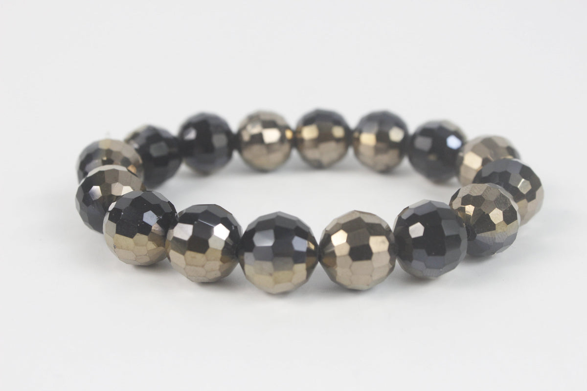 Fashion Women Faceted Beaded Stretch Bracelet B1229