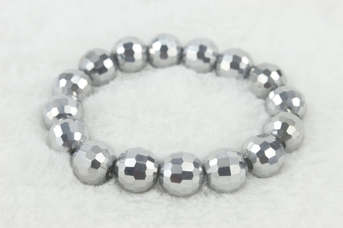Fashion Women Faceted Beaded Stretch Bracelet B1229