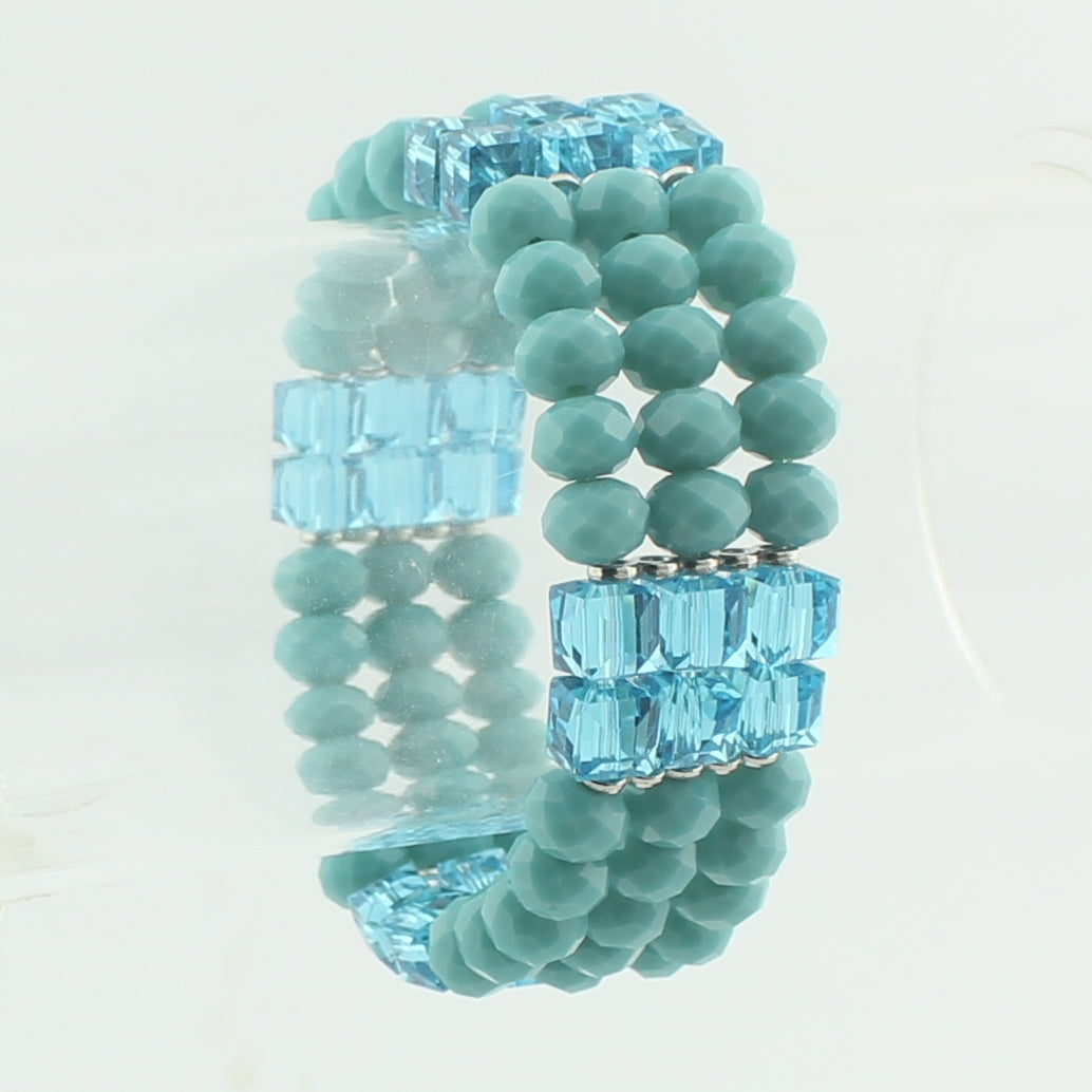 Multi Layered Crystal Bracelets B1301