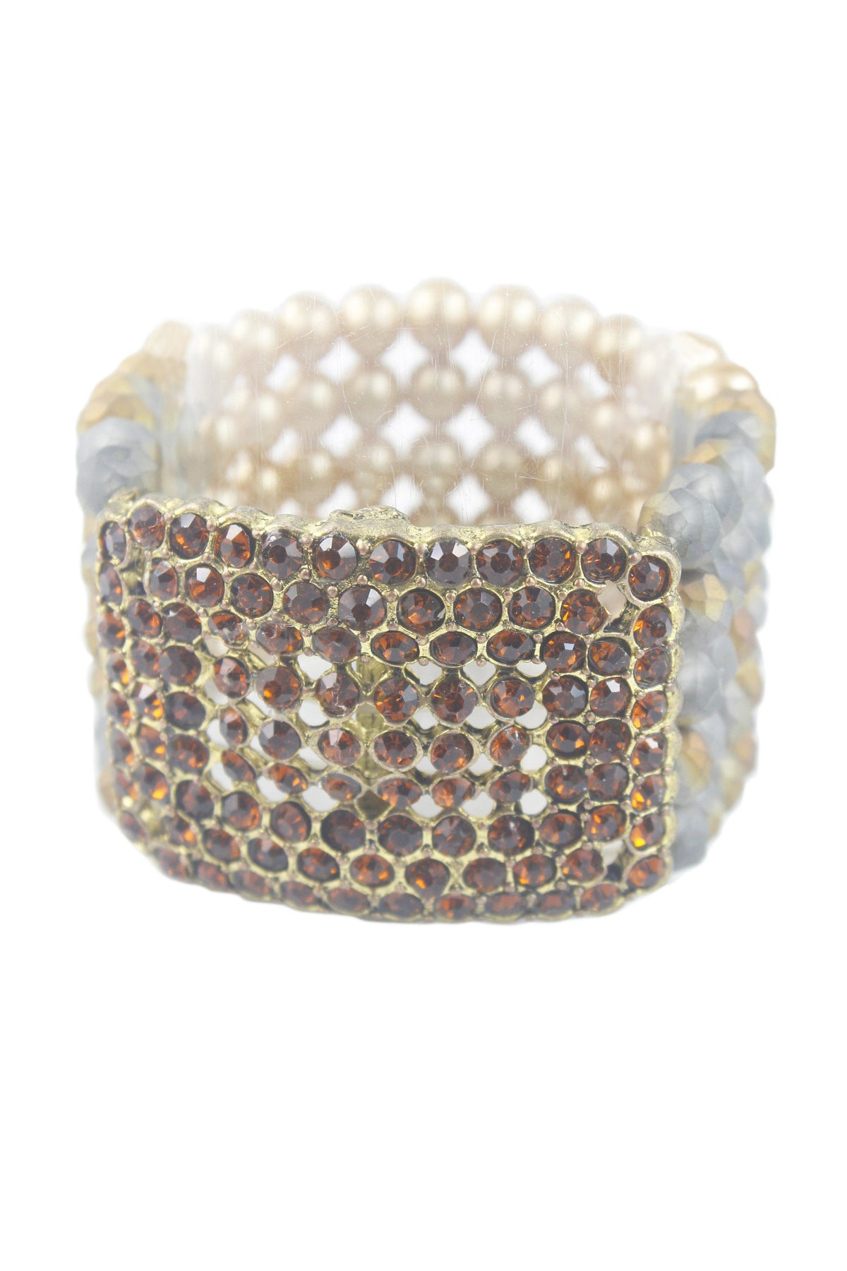 Rhinestone Crystal Beaded Bracelet B1319