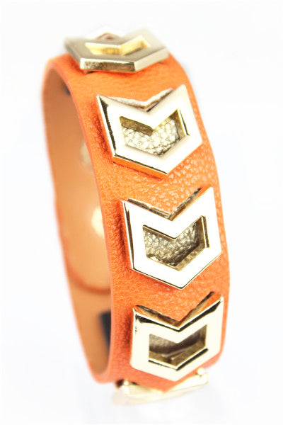 Leather Magnetic Bracelet B1332