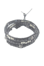 Fashion Faceted Diamond Beads Wrap Bracelet B1550