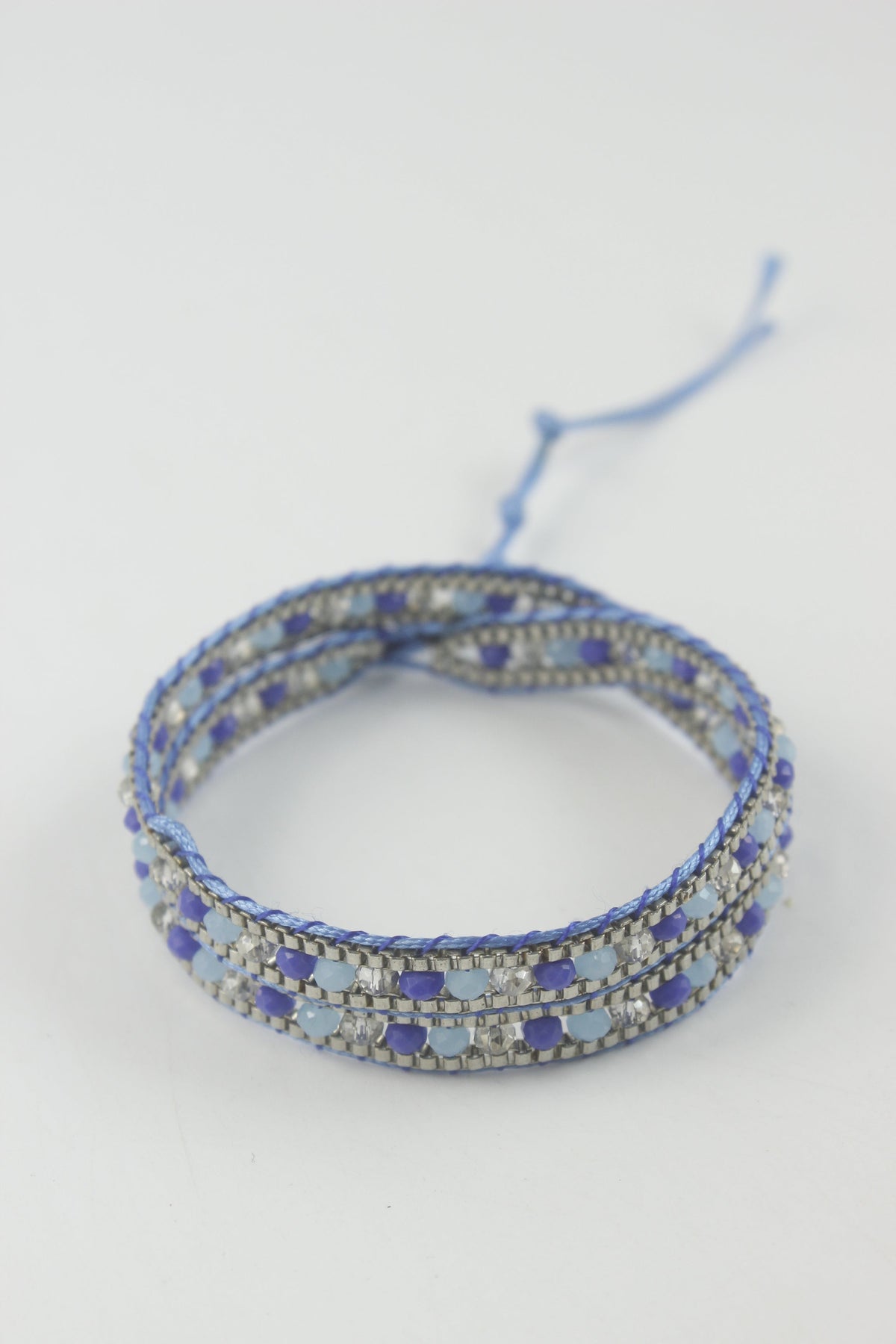 Gemstone Beaded Wrap Round Bracelet B1584