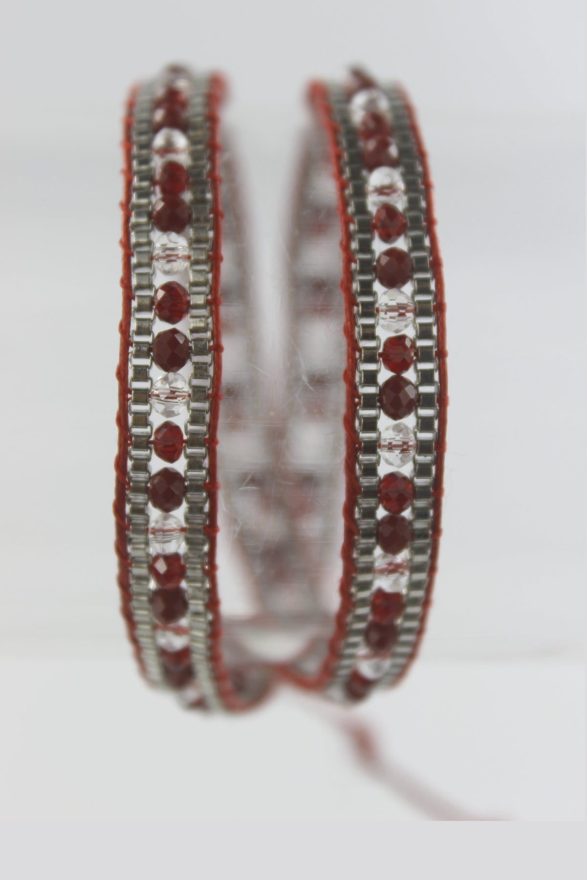 Gemstone Beaded Wrap Round Bracelet B1584