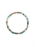 Indian Agate Stone Stretch Bracelet B1590-Indian Agate - 4MM