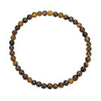 Tiger Eye Stone Stretch Bracelet B1727-10MM - view 4