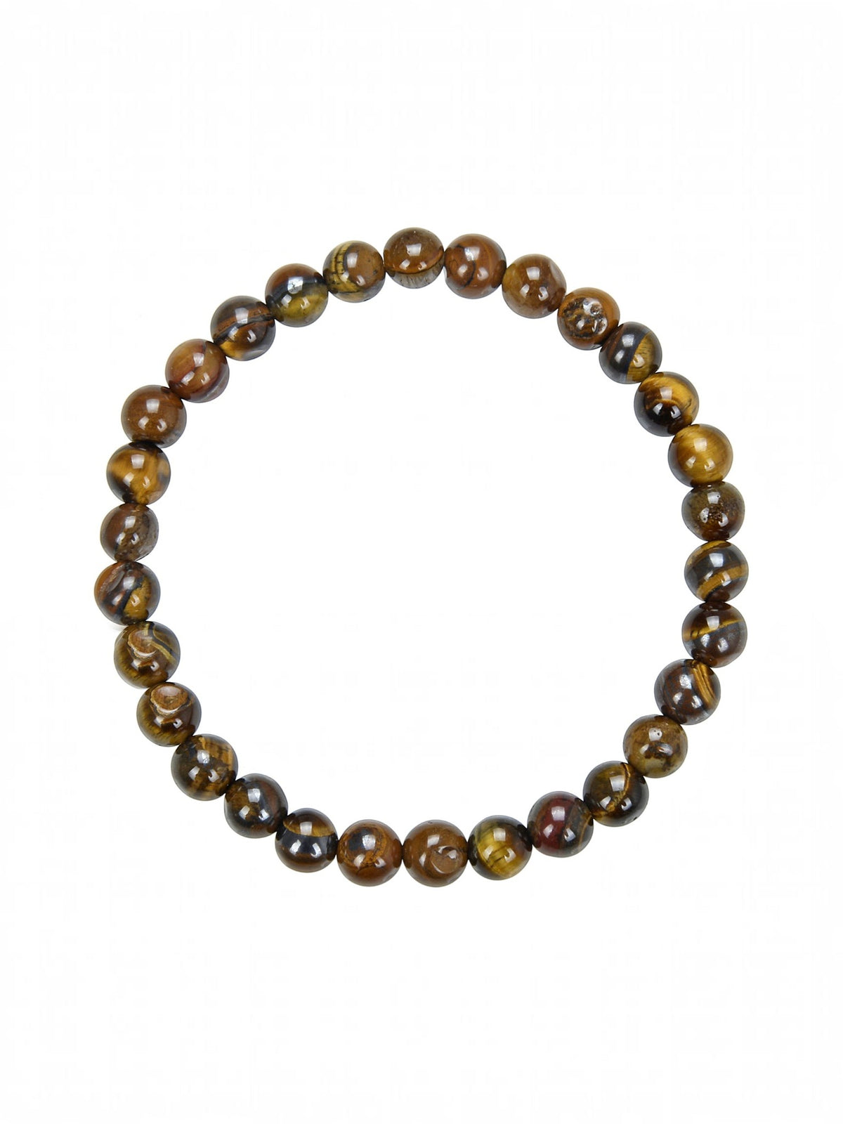 Tiger Eye Stone Stretch Bracelet B1727-Tiger-Eye - 6MM