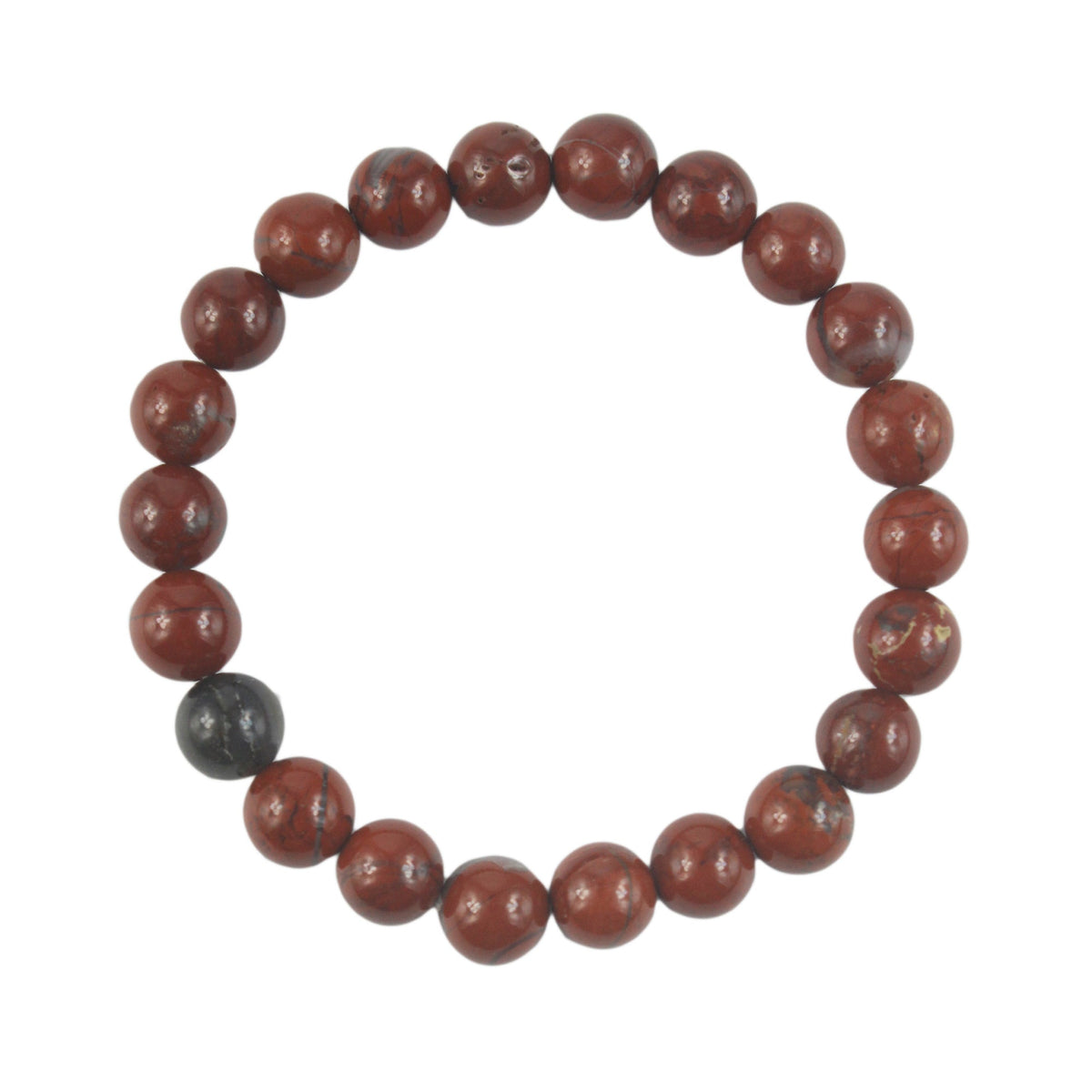 Carnelian Stone Stretch Bracelet B1729-Carnelian - 8MM